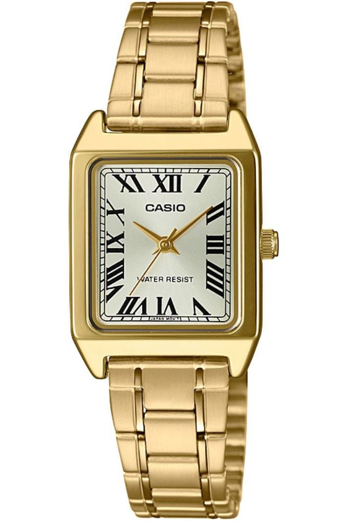 新品！ CASIO ゴールド LTP-V007G-9B 腕時計 タンク カシオ Casio LTP-V007G-9B
