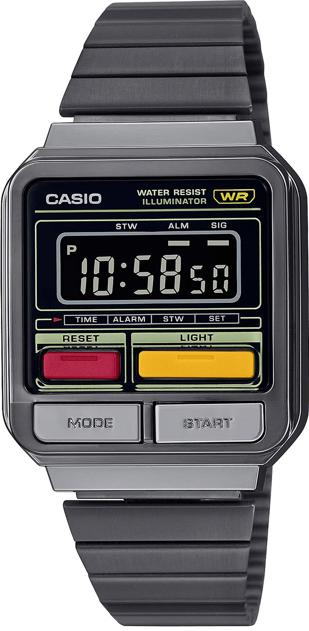 【希少】チープカシオ CASIO デジタル　A120WEGG-1B ガンメタ Casio A120WEGG-1B